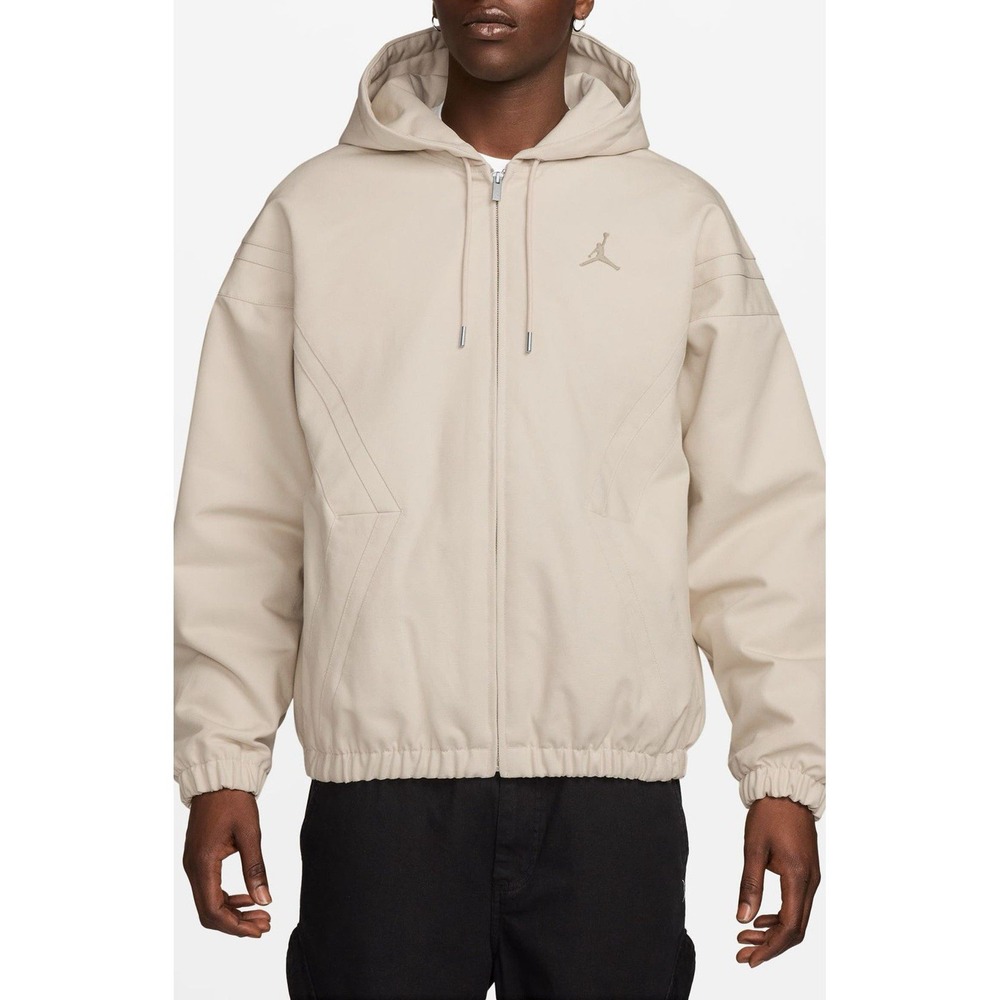 *NWT Men's MEDIUM Nike Flight Draft Jacket Light Orewoo Loose-Fit  HV1848-104